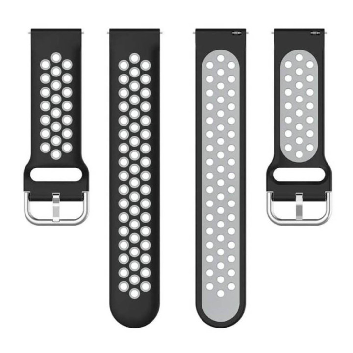 EBN watchband Suunto Racs S (45mm) - Black/gray