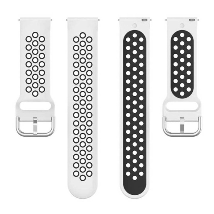 EBN urrem Suunto Racs S (45mm) - Hvid/sort