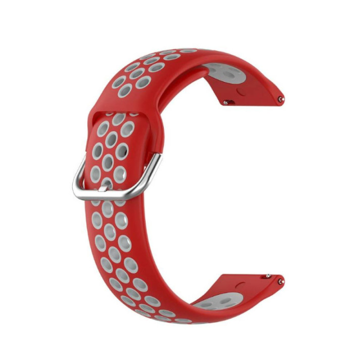 EBN watchband Suunto Racs S (45mm) - Red/grey