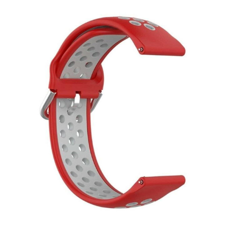 EBN watchband Suunto Racs S (45mm) - Red/grey