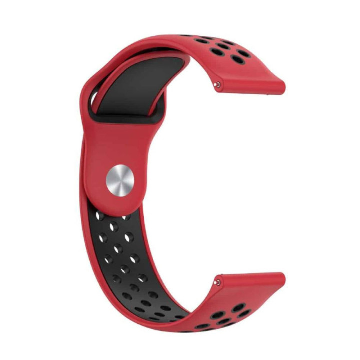 EBN Sport silicone watchband Suunto Vertical - Red/black