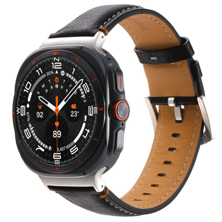 Læderurrem Samsung Galaxy Watch Ultra (47mm) - Onyx black