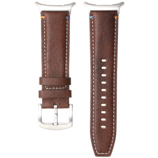 Leather watchband Samsung Galaxy Watch Ultra (47mm) - Espresso Noir