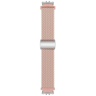 Flätat magnetiskt klockarmband Samsung Galaxy Fit 3 - Pinksand