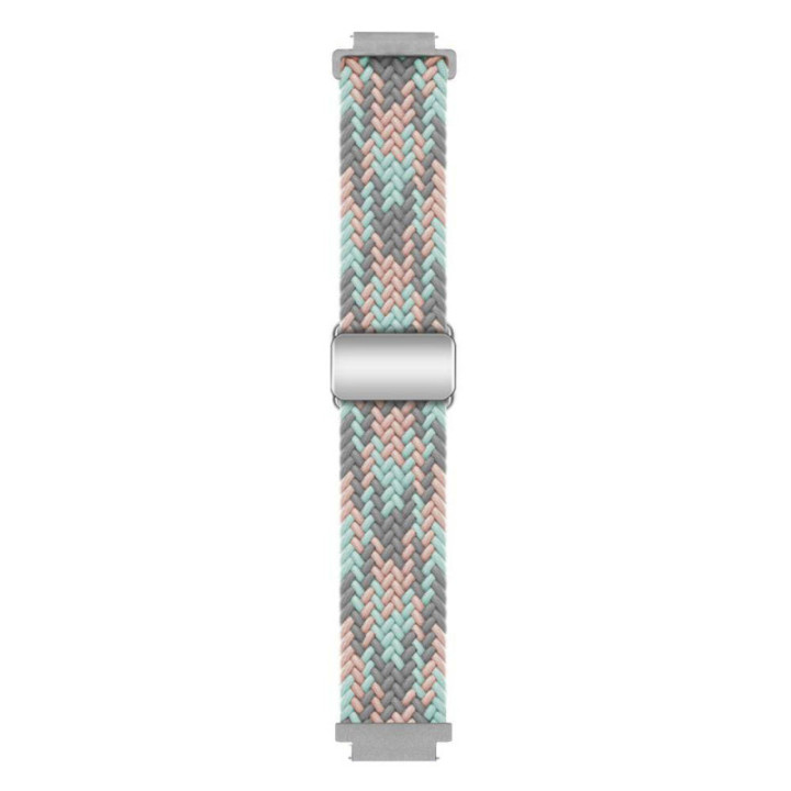 Flätat magnetiskt klockarmband Garmin Venu 2s - Coral