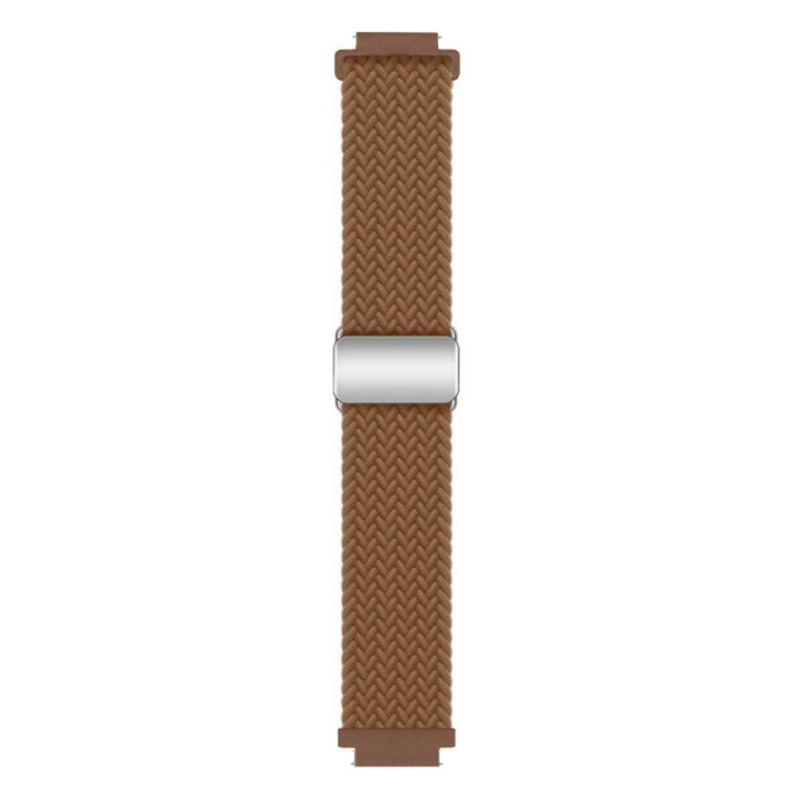 Flätat magnetiskt klockarmband Garmin VivoMove 3S - Brown