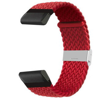 Flettet Urrem Garmin Fenix E - Darkred