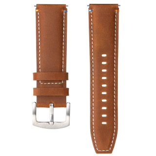 Leather watchband Garmin Forerunner 255 - Cognac Ember