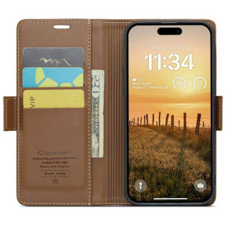 CaseMe Handyhülle 023 Apple iPhone 16 Pro - Braun