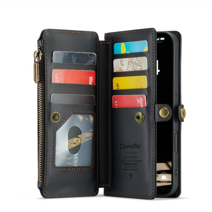 CaseMe mobilfodral C36 Apple iPhone 16 - Svart