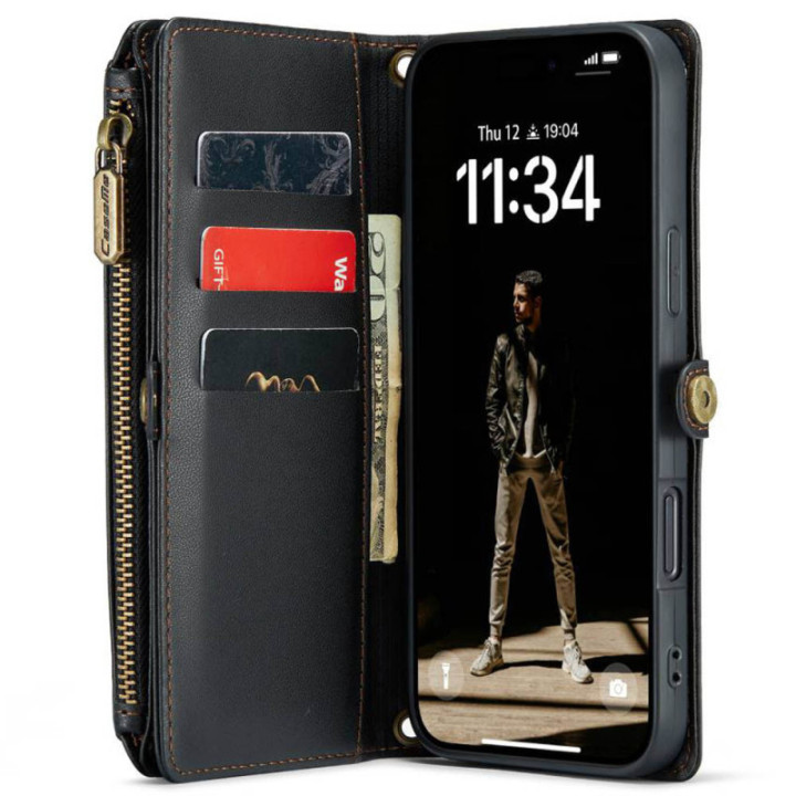 CaseMe mobilcover C36 Apple iPhone 16 Plus - Sort