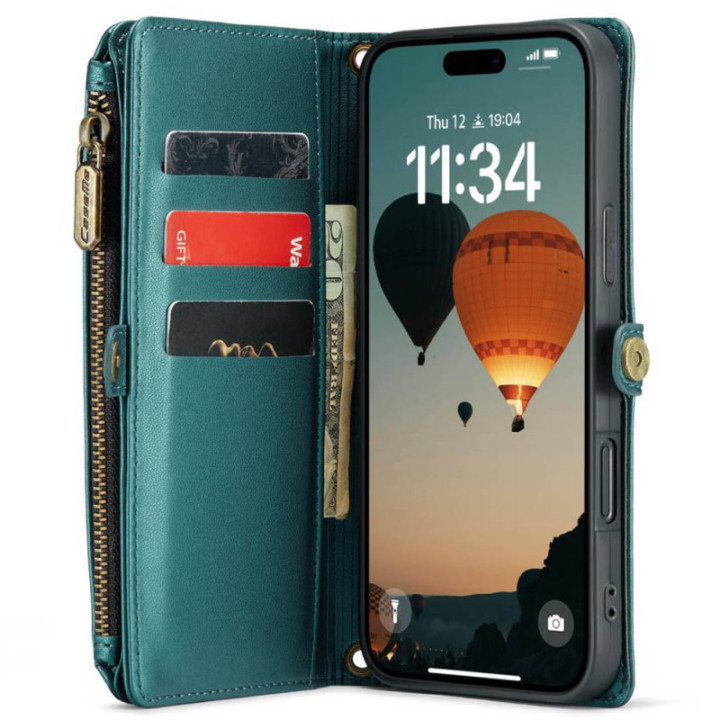 CaseMe puhelimenkotelo C36 Apple iPhone 16 - Petrol