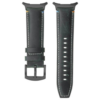 Lær BK klokkereim Samsung Galaxy Watch Ultra (47mm) - Forest Pine