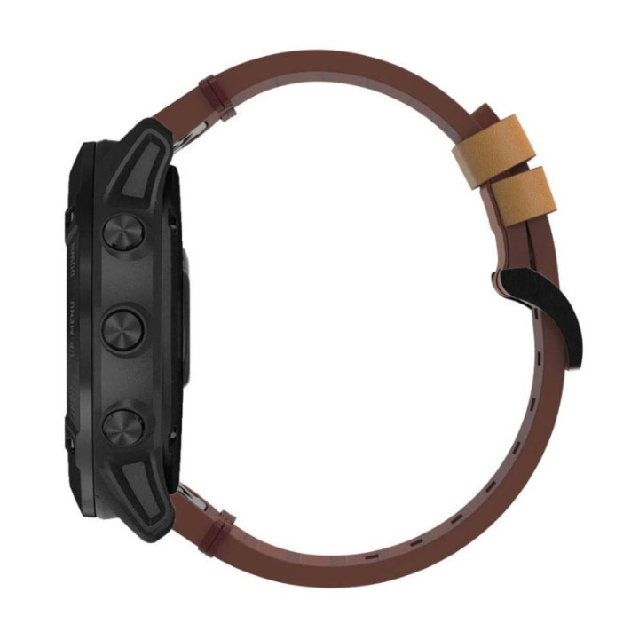 Nail læder urrem easyfit Garmin Fenix 7 - Sandstone
