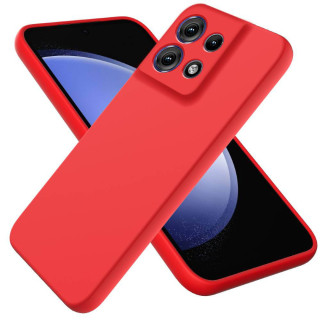Liquid silicone case Motorola Edge 50 Neo - Red