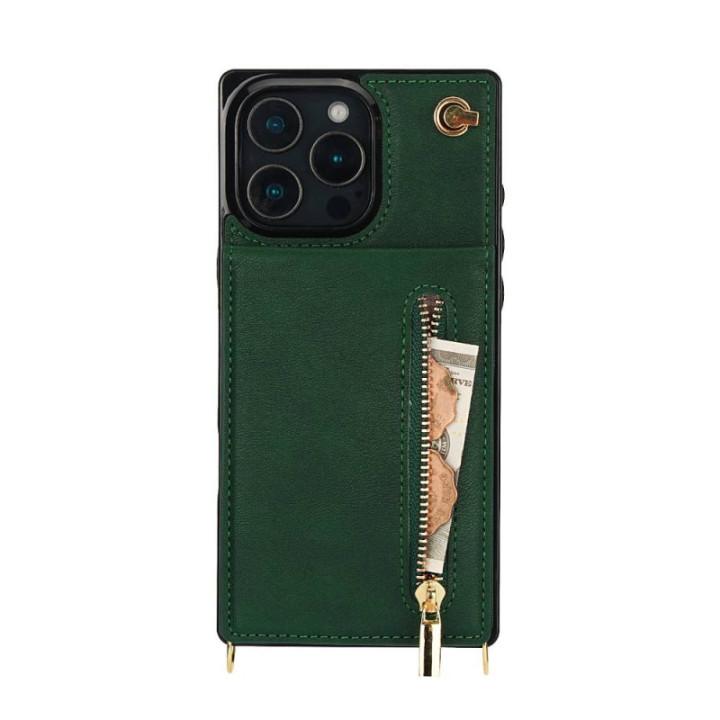 Zipper halskæde cover Apple iPhone 16 Pro - Grøn