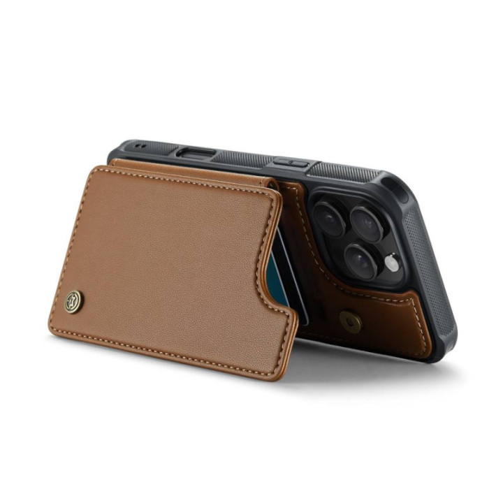 CaseMe puhelimenkotelo C22 Apple iPhone 16 Pro - Ruskea