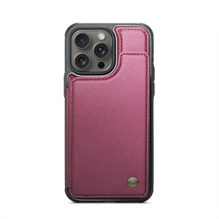 CaseMe Handyhülle C22 Apple iPhone 16 Pro - Burgund