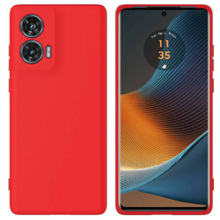 Liquid silikone cover Motorola Moto G85 - Rød