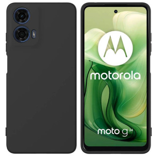 Liquid silicone case Motorola Moto G24 - Black