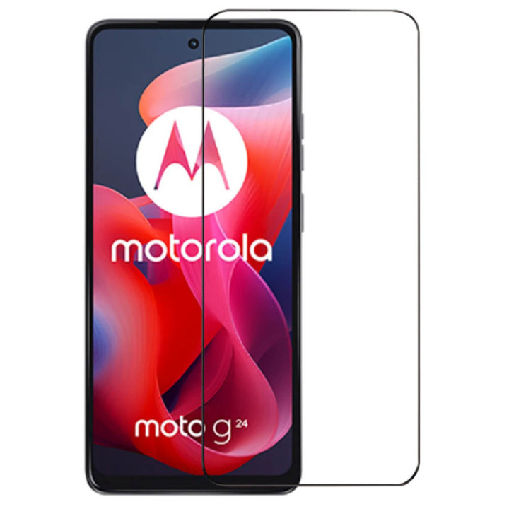 5D glas skærmbeskytter Motorola Moto G24
