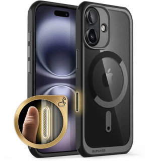 SUPCASE UB Mag kotelo Apple iPhone 16 - Musta