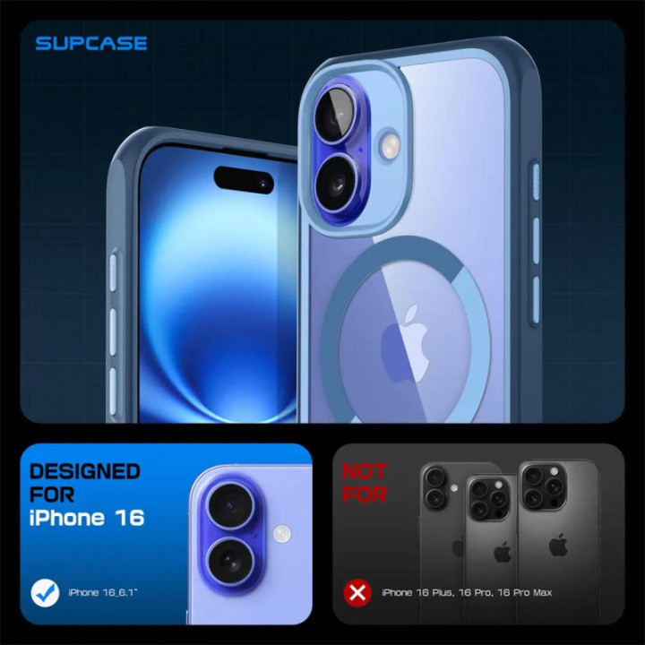 SUPCASE UB Mag Case Apple iPhone 16 - Azure