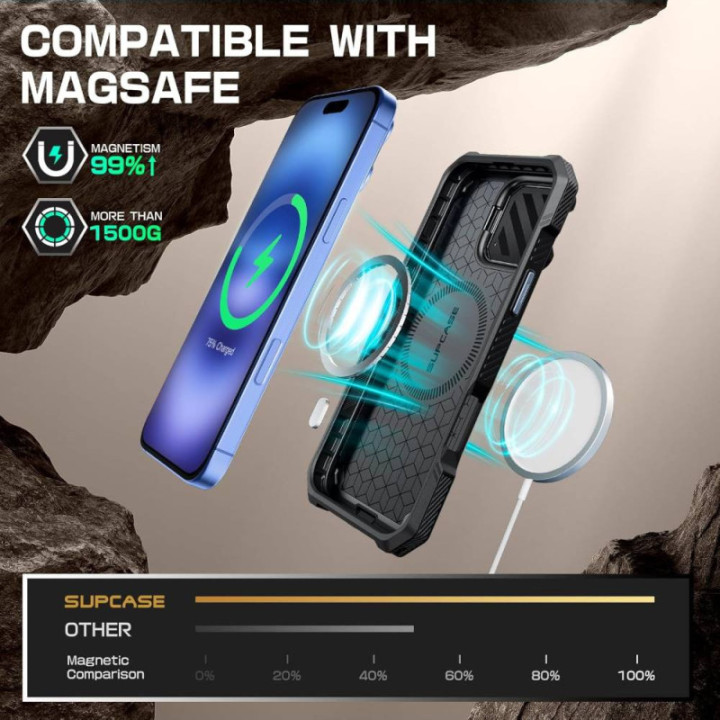 SUPCASE UB Mag XT kuori Apple iPhone 16 - Tilt