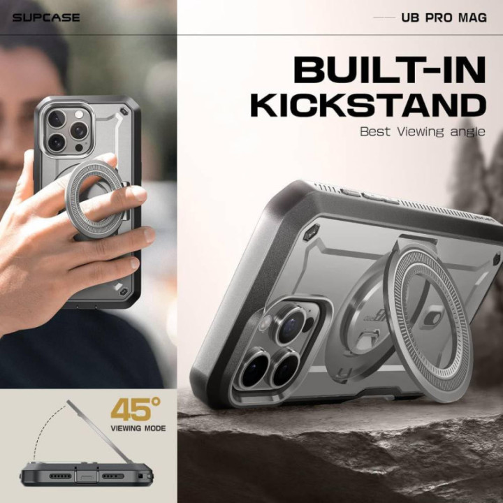 SUPCASE UB Pro Mag deksel Apple iPhone 16 Pro - TiGray