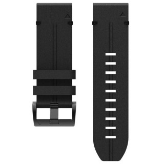 Nail läder klockarmband easyfit Garmin Fenix 8 Pro (51mm) - Onyx black