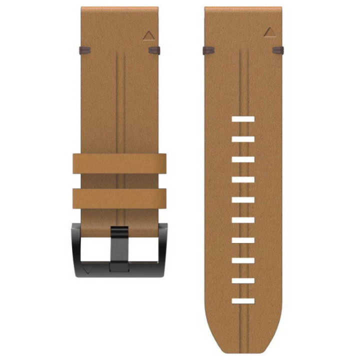 Nail leder uhrarmband easyfit Garmin Enduro 3 - Sandstone