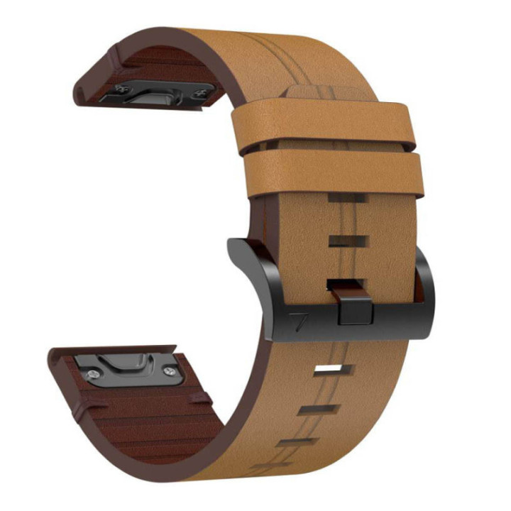 Nail lær klokkereim easyfit Garmin D2 Delta PX - Sandstone