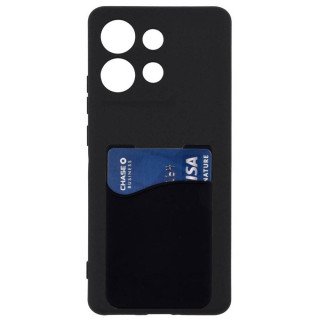 Silikonikuori korttitelineellä Motorola Edge 50 Neo - Musta