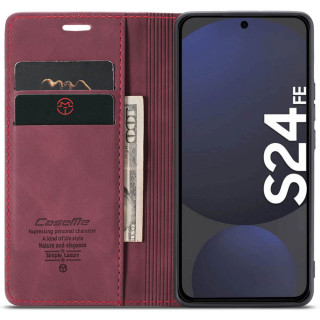 CaseMe mobilcover 013 Samsung Galaxy S24 FE - Bordeaux