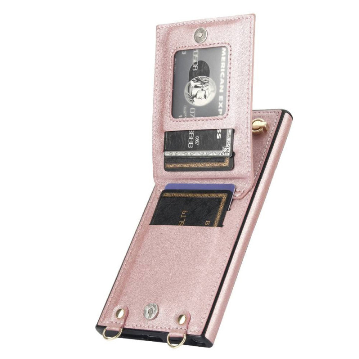 Zipper necklace case Samsung Galaxy S24 Ultra - Rose