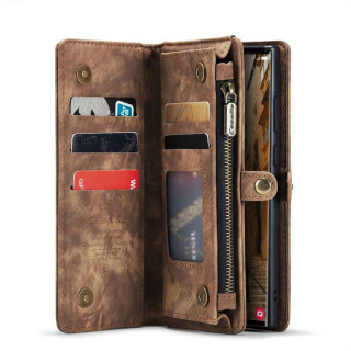CaseMe mobilfodral 008 8-kort Samsung Galaxy S25 Ultra - Brun