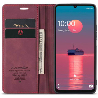 CaseMe puhelimenkotelo 013 Samsung Galaxy A06 - Viininpunainen