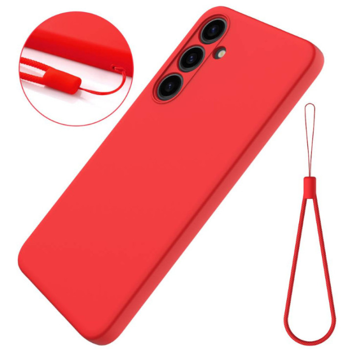 Liquid silikone cover Samsung Galaxy A26 5G - Rød