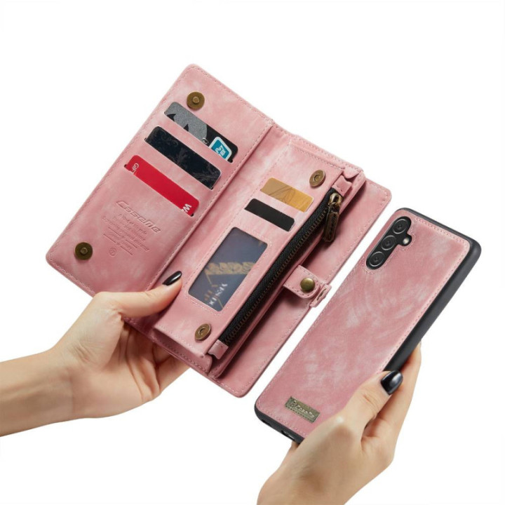 CaseMe mobilcover 008 8-kort Samsung Galaxy A26 5G - Lyserød