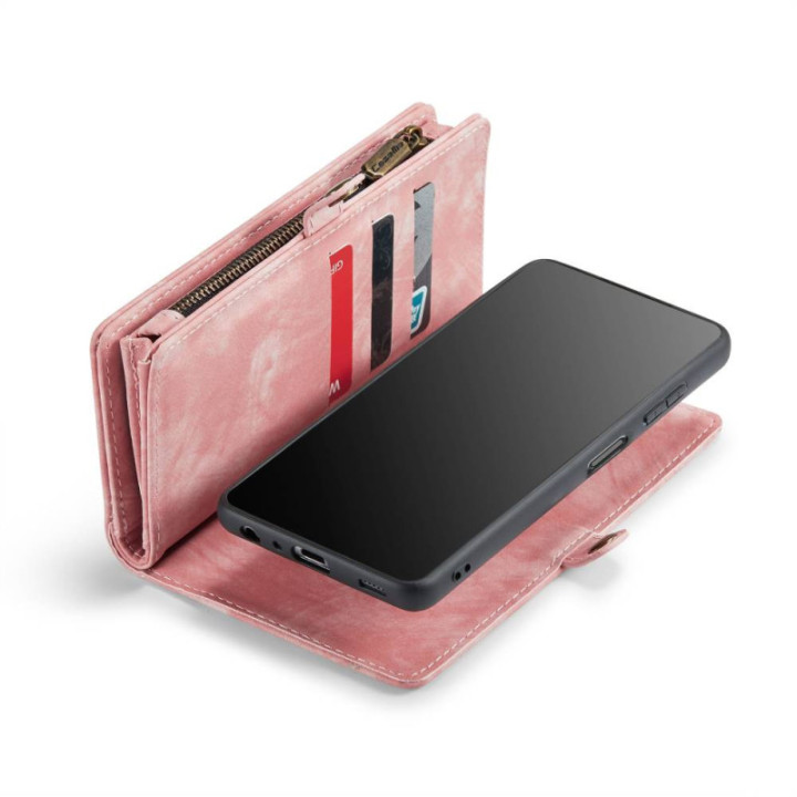 CaseMe Handyhülle 008 8-Karten Samsung Galaxy A26 5G - Rosa