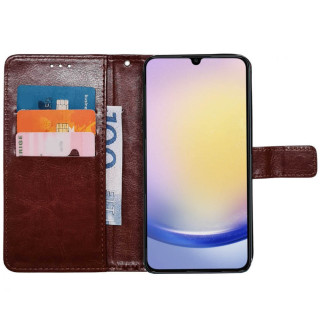 Plånboksfodral 3-kort Samsung Galaxy A36 5G - Brun