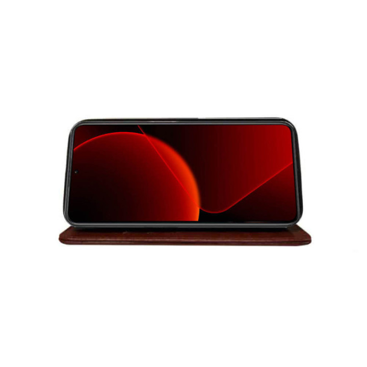 Wallet cover 3-card Xiaomi 15 - Brown