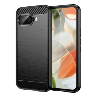 Børstet silikone cover Google Pixel 9a - Sort