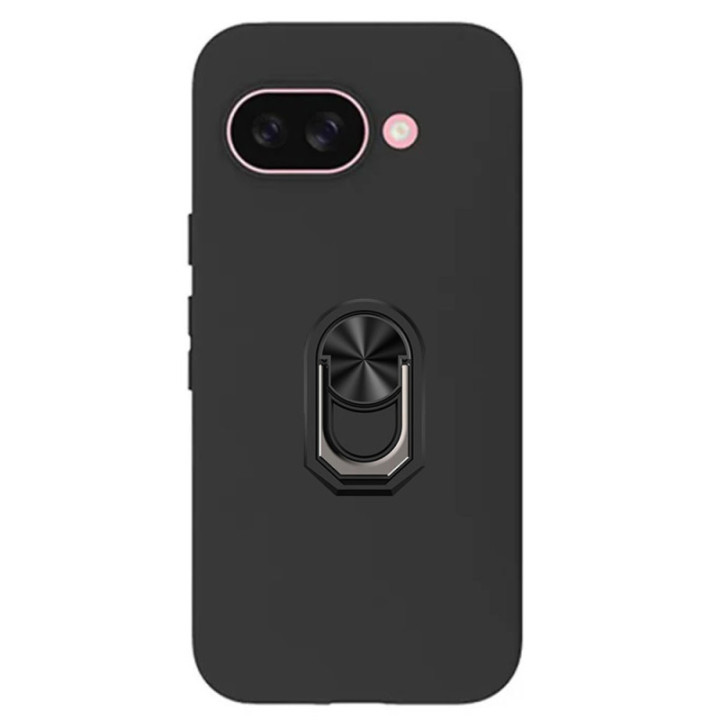 TPU Ringhülle Google Pixel 9a - Schwarz