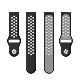 EBN Sport silicone watchband Polar Vantage V3 - Black/grey