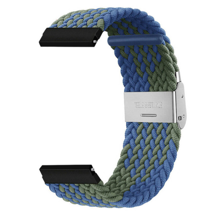 Braided Elastic Watchband Polar Vantage V3 - bluegreen