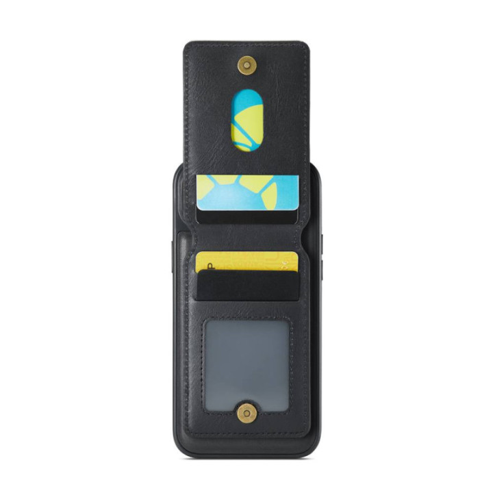 DG-Ming Magking K1 2in1 kotelo Apple iPhone 15 - Musta