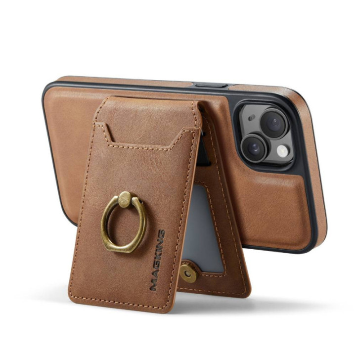 DG-Ming Magking K1 2i1 cover Apple iPhone 14 Plus - Brun