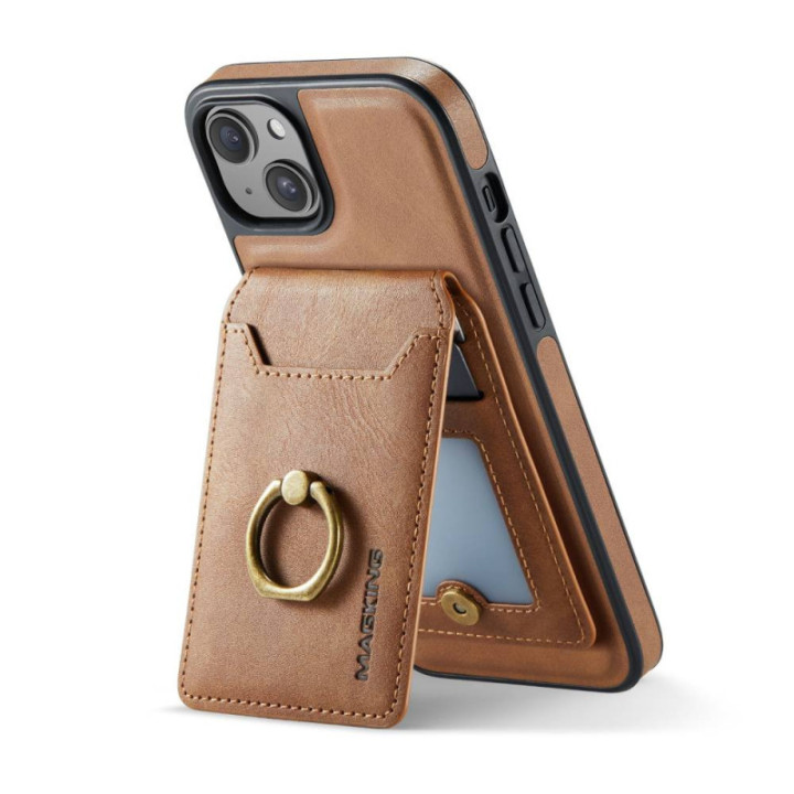 DG-Ming Magking K1 2i1 cover Apple iPhone 14 Plus - Brun