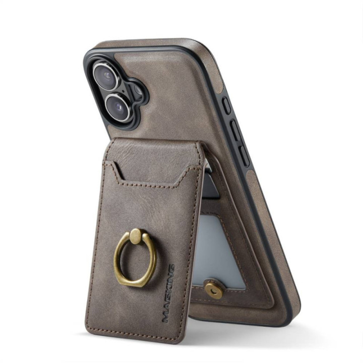 DG-Ming Magking K1 2i1 deksel Apple iPhone 16 - Coffee
